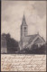 Gest. O-3251 Wolmirsleben Evang. Kirche 1907, Briefmarke Beschädigt - Stassfurt