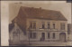 Gest. O-3257 Preußisch-Börnecke Gasthaus Deutsches Haus Kriegerdenkmal, Foto-AK 1914 - Stassfurt