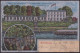 Gest. W-2370 Rendsburg Gatshaus Schützenhof Seidenkarte 1904 - Rendsburg