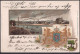 Gest. W-6050 Offenbach Blick Zum Ort 1900, Wappen-Prägekarte - Offenbach