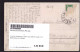 Gest. W-8614 Geiselwind Oberer Und Unterer Markt 1925, Briefmarke Beschädigt - Bamberg