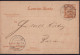 Gest. Stadtpostkarte Elberfeld 3 Pfg. 1895 - Other & Unclassified