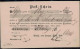 Gest. Postschein 5 Stck. Altenburg 1862-1866 - Other & Unclassified