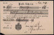 Gest. Postschein Waldenburg 1867 - Other & Unclassified