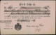 Gest. Postschein Waldenburg 1866 - Altri & Non Classificati