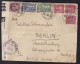 CHINA CHINE  1947.6.29 SHANGHAI TO BERLIN GERMANY COVER WITH OPENED BY EXAMINER 504  BRITISH CENSORSHIP GERMANY - 1912-1949 République