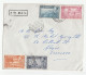 1955 ETHIOPIA  Air Mail COVER To GB Arab Trading Co, AIRPORT Pmk,stamps Tree Flag  Church Royalty Aviation - Ethiopia