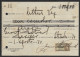 Portugal Facture 1930 Timbre Fiscal Avec Surcharge Sur Administrativo $10 On $50 Overprint Revenue Stamp - Cartas & Documentos