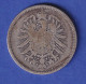 Deutsches Kaiserreich Silber-Kursmünze 1 Mark 1878 A S - Other & Unclassified