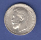 Rußland / Russia Silbermünze Nikolaus II. 50 Kopeken 1912 Top-Erhaltung Vz-stg - Rusia