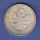 Rußland / Russia Silbermünze Nikolaus II. 50 Kopeken 1912 Top-Erhaltung Vz-stg - Rusia