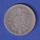 Deutsches Kaiserreich Silber-Kursmünze 1 Mark 1874 H Ss  - Autres & Non Classés
