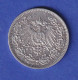 Deutsches Kaiserreich Silber-Kursmünze 1/2 Mark 1911 G - Vz - Sonstige & Ohne Zuordnung