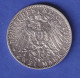 Bayern Silbermünze 2 Mark König Otto 1907 D Vz - Andere & Zonder Classificatie