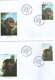 Czech Republic 2023 - Hominidae, Set 8 Cartes Maximum,  Self-adhesive Personalised Stamps, Nice Postmark - Prehistóricos