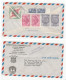 C 1955 Air Mail Via Clipper NICARAGUA  TRIANGULAR ROTARY Stamps LLOYDS AGENCY COAT Of ARMS Advert COVER To GB Aviation - Nicaragua