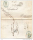 1872 LETTERA CON ANNULLO SALERNO   + COMANDO  42 REGGIMENTO FANTERIA - Officials