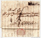 1818 LETTERA CON ANNULLO MONTE SANTO - ...-1850 Préphilatélie