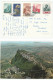 1958 San Marino Cover GARIBALDI  Views FLOWER Etc Stamps Postcard  To GB - Storia Postale