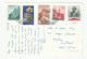 1958 San Marino Cover GARIBALDI  Views FLOWER Etc Stamps Postcard  To GB - Cartas & Documentos