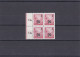 DDR: MiNr. 439 AII G XI, **, Viererblock, BPP Attest, Jahrgang 1954 SELTEN !!! - Ungebraucht