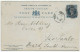 Double-Postcard Colombo 1899 To Sao Paulo/Brazil - Sri Lanka (Ceylon) (1948-...)