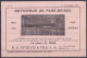 Imprimé Carte Publicitaire "Nettoyeur De Pare-brises Stokvis & Fils" Affr. PREO 3c Gris (N°183) Surch. [BRUXELLES /22/ B - Tipo 1922-26 (Alberto I)