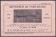 Imprimé Carte Publicitaire "Nettoyeur De Pare-brises Stokvis & Fils" Affr. PREO 3c Gris (N°183) Surch. [BRUXELLES /22/ B - Typos 1922-26 (Albert I)