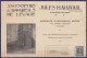 Imprimé Carte Publicitaire "Ascenseurs J. Hauzoul Ixelles" Affr. PREO 5c Gris (N°193) Surch. [BRUXELLES /1927/ BRUSSEL]  - Typo Precancels 1922-31 (Houyoux)