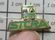 920 Pin's Pins / Beau Et Rare / THEME : TRANSPORTS / AUTOBUS URBAIN VERT STCRA - Transports