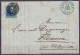 L. Affr. N°2 Très Bien Margé D24 Càd BRUXELLES /25 JUIL 1850 Pour FLORENNE Près Philippeville - Superbe ! - 1849 Epaulettes