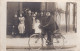 Delcampe - 4 Cartes Photo Sur Le VELO ,dont Une De COURSE Et 1 D'employé Du GAZ      ,,à VOUS DE VOIR ET ETUDIER - Cycling