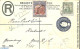 Trinidad & Tobago 1908 Registered Letter Postal Stationary Uprated To Germany, Postal History - Trinidad & Tobago (1962-...)