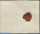 Netherlands 1827 Folding Cover From Heerenveen To Leeuwarden With A Heerenveen Mark, Postal History - ...-1852 Voorlopers