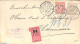 Netherlands 1896 Envelope 12.5c, Uprated To Registered Mail To Hannover (from Rotterdam), Used Postal Stationary - Storia Postale