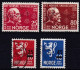 NO060B – NORVEGE - NORWAY – 1948-49 – YEARS SET – SG # 397/8-401/7 USED 7,50 € - Oblitérés