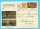 Postkarte 1949 - 100 Jahre Eidgenössische Post Nach Salzburg - Bild Automobilwerkstätte - Entiers Postaux
