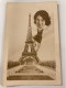 CPA - 75 - PARIS - Tour Eiffel - Carte Photo M. PETIT - Montage Surréalisme - Femme - Tour Eiffel