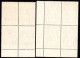 2773. .GREECE,1955 SAMOS #582-585 VERY FINE MNH BLOCKS OF 4,COIN,MAP,PYTHAGORAS - Neufs