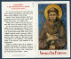 °°° Santino N. 8654 - Novena A San Francesco °°° - Godsdienst & Esoterisme