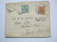 1901 , Brief Aus Lendinara  Nach Grossbritannien , Missent To USA - Marcophilie