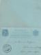 Dubbele Briefkaart 20 Aug 1894 's Gravenhage (kleinrond) NaarS Obenheim - Poststempel