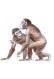 Animaux - Singes - Evolution De L'Homme - Proconsul - Musée Des Tumulus De Bougon (Deux-Sèvres) - Illustration : Gilles  - Singes