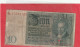 REICHSBANKNOTE  .  10 MARK  .  22-1-1929  .  N°  B.27632200 - 10 Mark