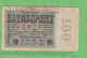 REICHSBANKNOTE  .  100.000.000 MARK  .  22-8-1923  .  N°  009801 - 100 Millionen Mark