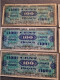 Lot 8 Billets Francs 1944 - Ohne Zuordnung