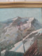 Delcampe - Fernand PROUST (XXeme) Huile Sur Isorel "Alpes D'Huez"  Mars 1961 - Olieverf