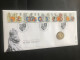 1998 GB 2 Royal Beasts £1 Coin Covers See Photos - Storia Postale