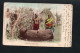 FIJI - 1909 - COLOURED PICTURE POSTCARD NATIVES BANGING DRUM TO BURNLEY ,LANCS - Fiji (...-1970)