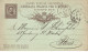 ITALIE ITALIA #32797 TORINO FERROVIA POUR PARIS CACHET BENDER MARTIGNY 1892 - Stamped Stationery